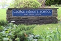 George Heriots School Sign in Edinburgh